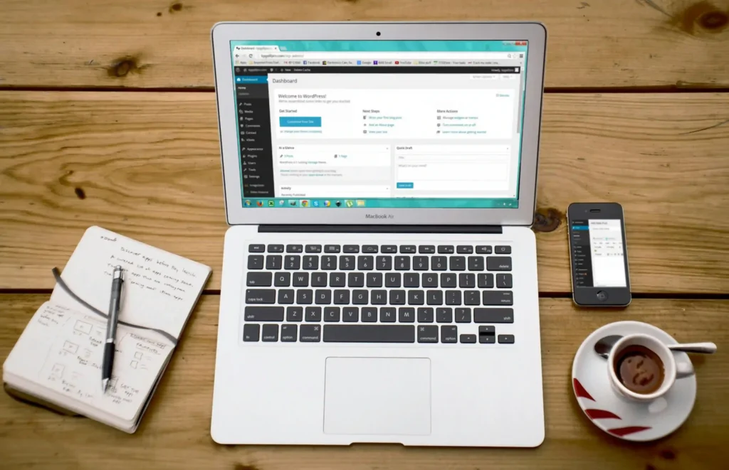 A modern WordPress theme designed for blogging, showcasing SEO-friendly web design elements for enhanced visibility